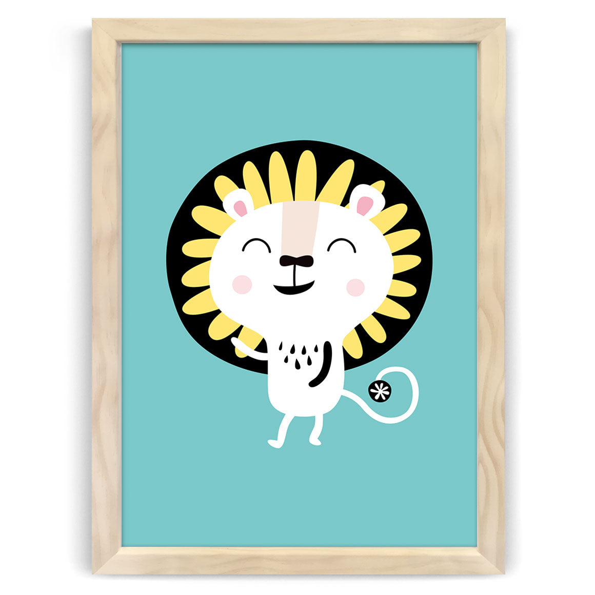 Fun Lion Nursery Print
