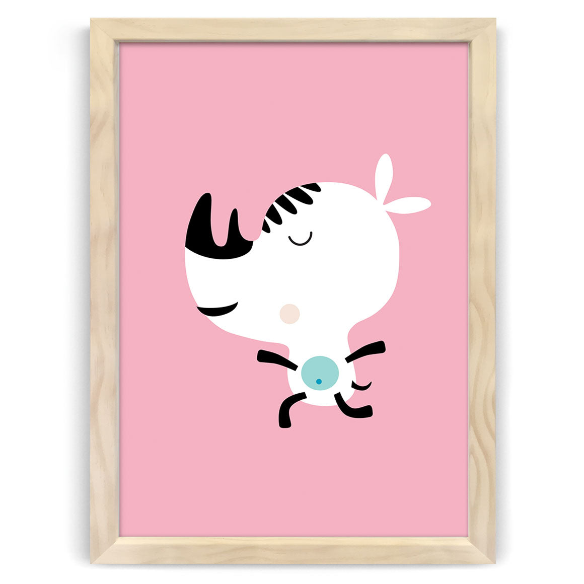 Fun Rhino Nursery Print