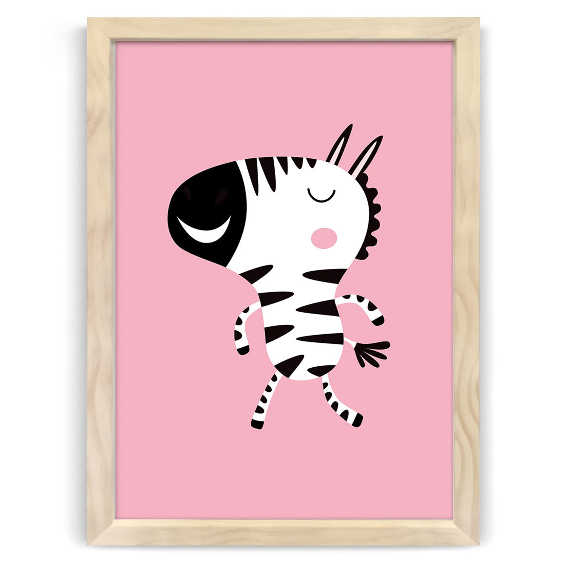 Fun Zebra Nursery Print