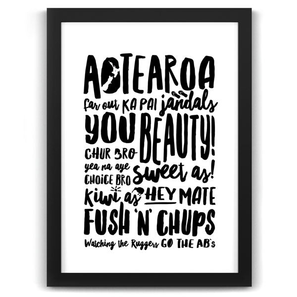 Kiwi As Quote Art Print