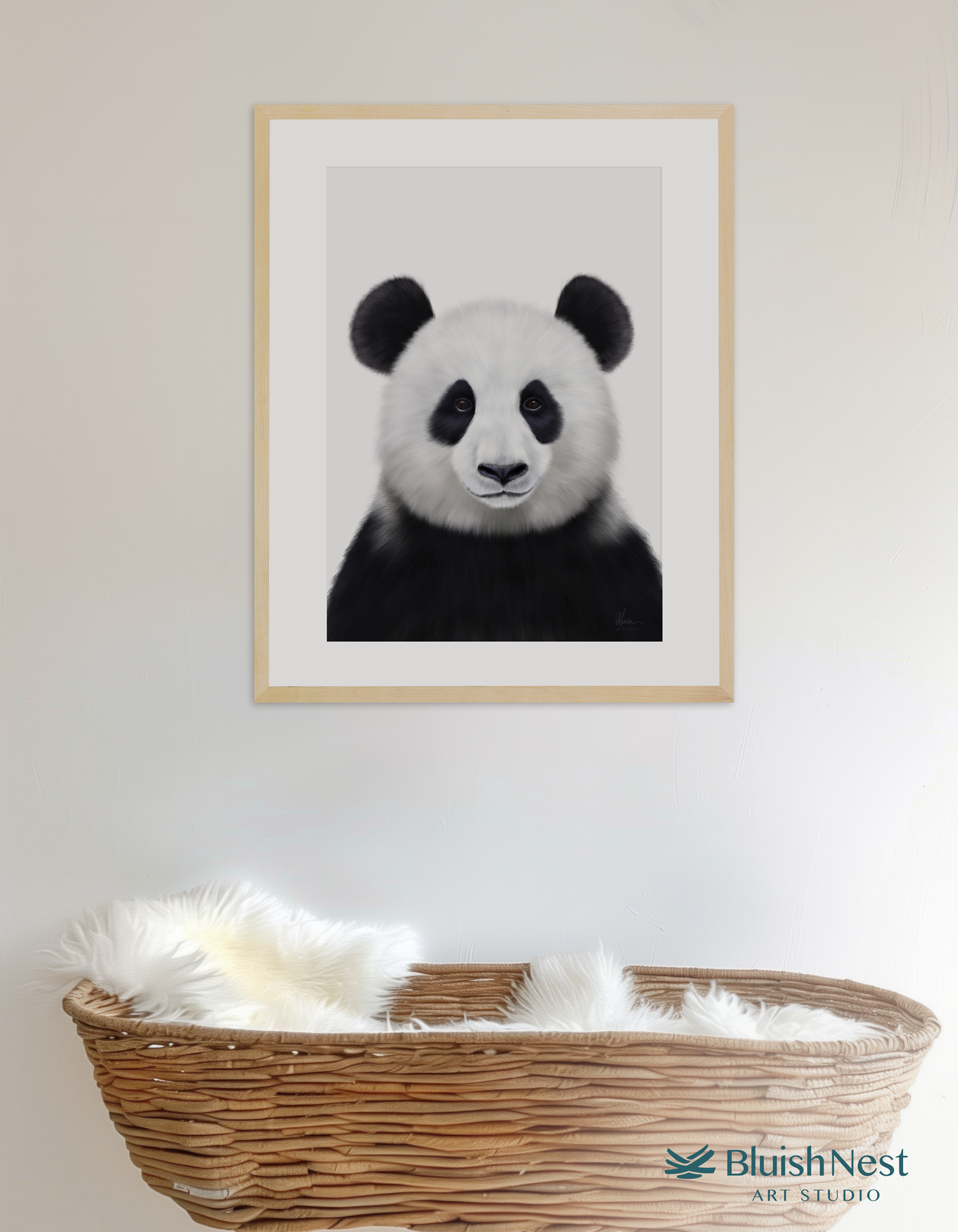 Panda Nursery Print