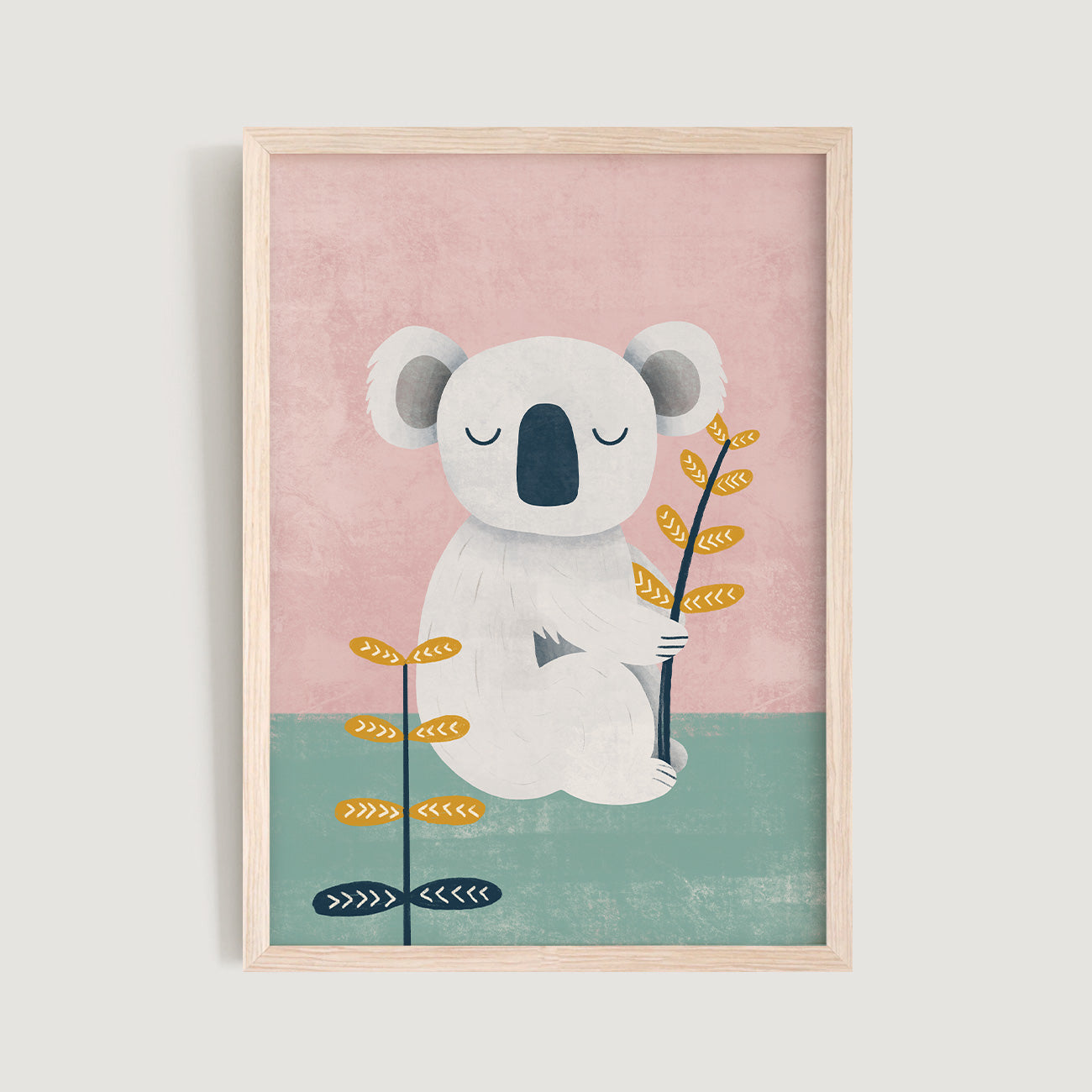Whimsical Koala Nursery Print