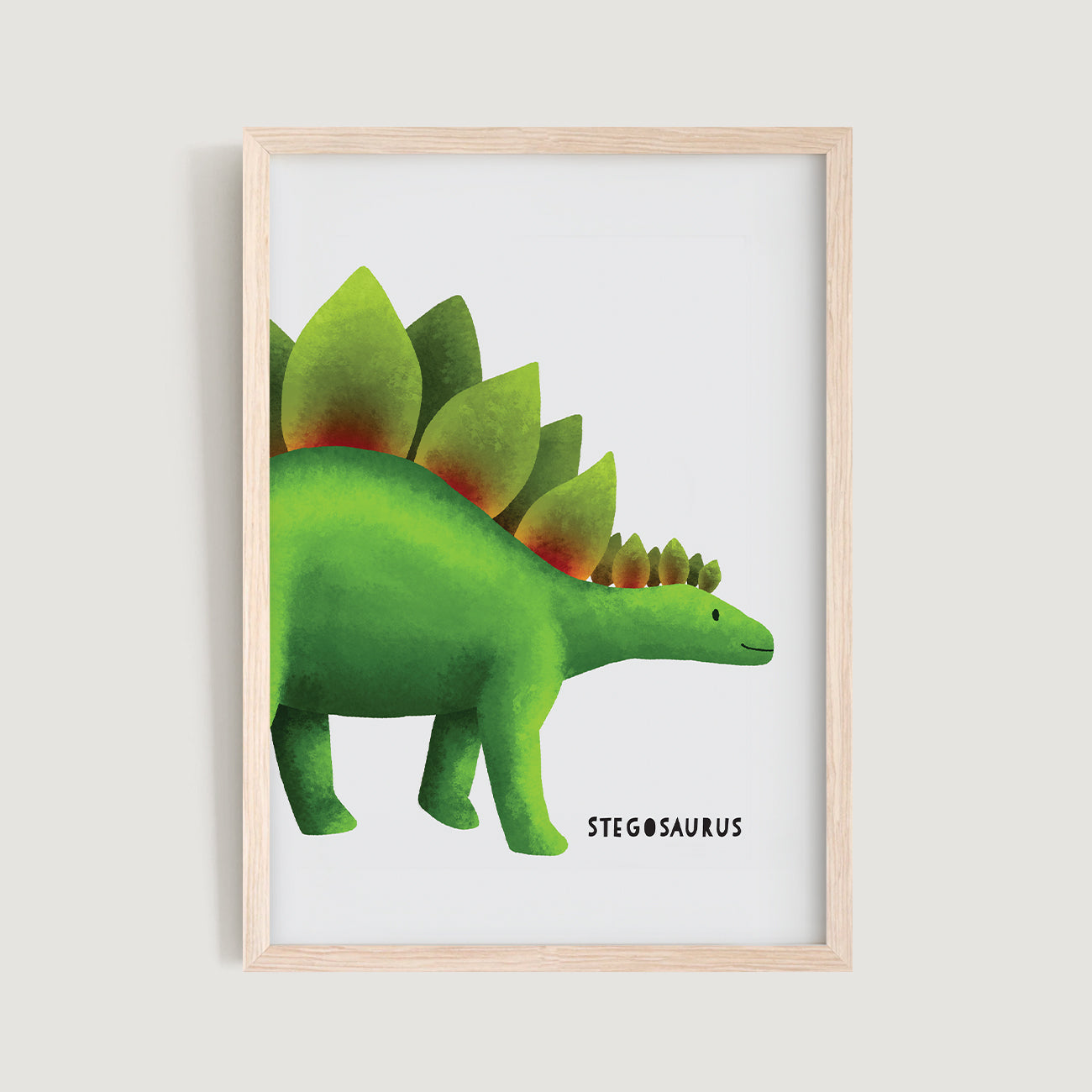 Dinosaur Stegosaurus Print