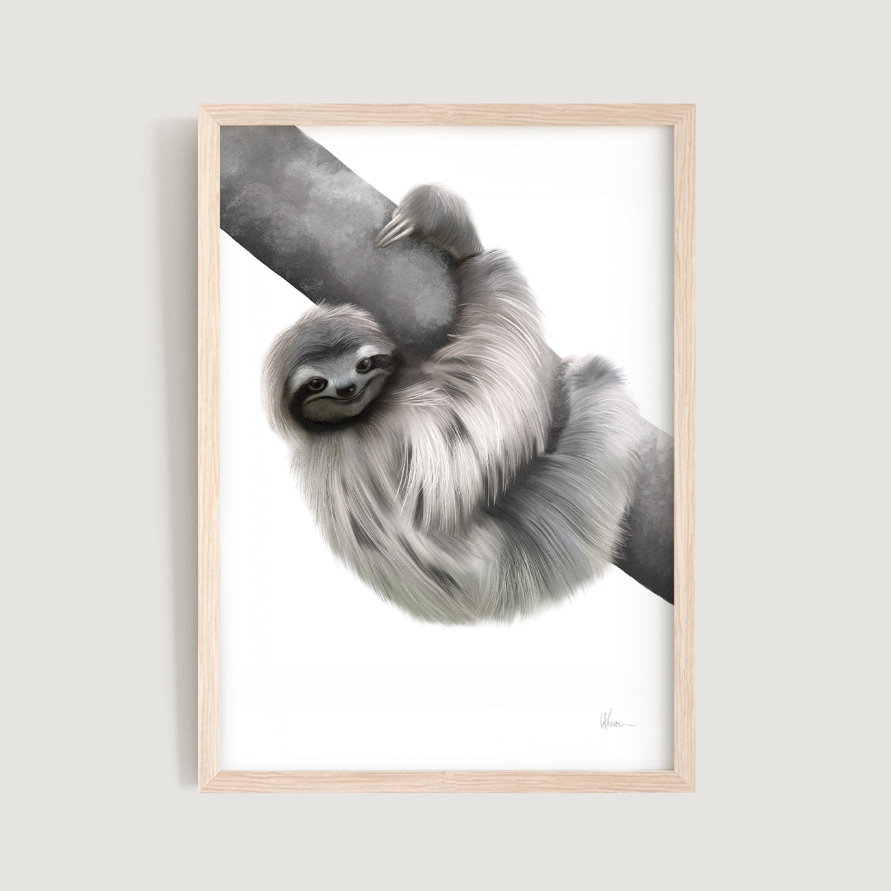Sloth Nursery Art